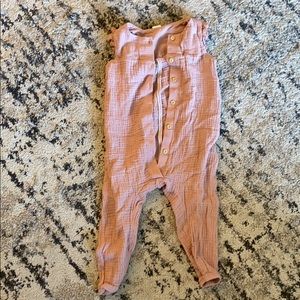 H&M romper in mauve pink